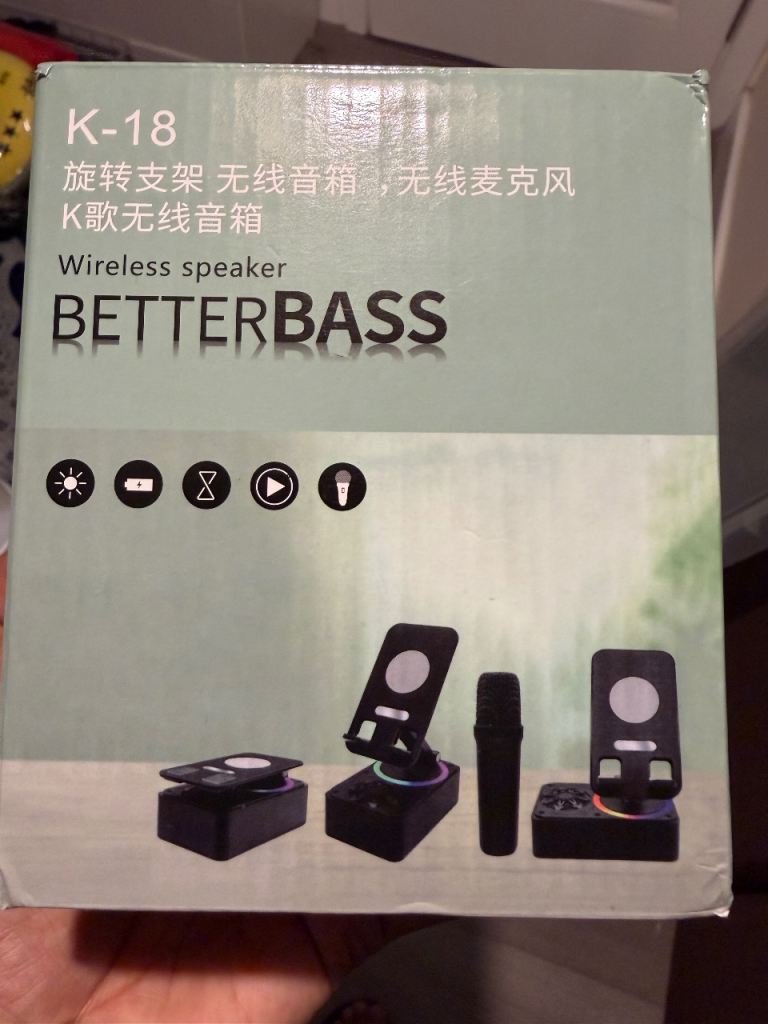 Wireless speaker better bass 