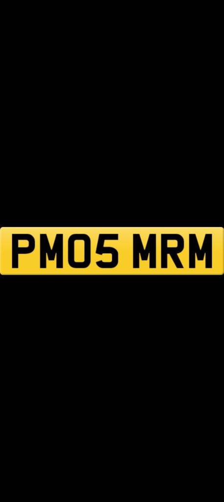 Cherished Number Plate for sale - PM05MRM