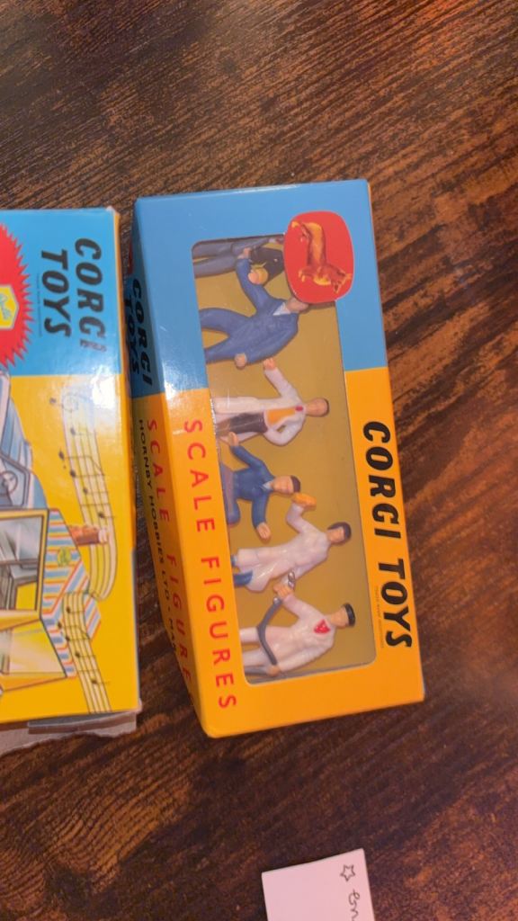 Corgi collectibles, ice cream van, figures, stickers. Badge , £40.00 ...