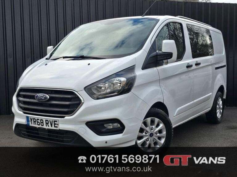 2018 Ford Transit Custom 2.0 320 EcoBlue Crew Van L1 H1 Euro 6 5dr (6 Seat) PANEL VAN Diesel Manual