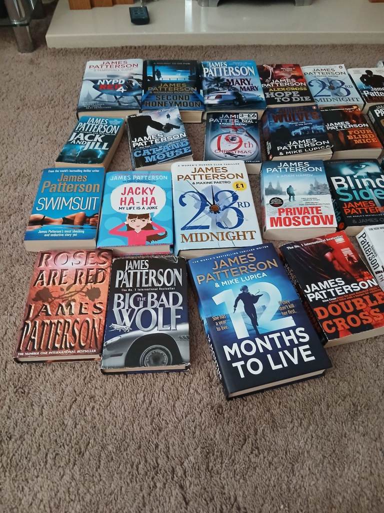 image for James Patterson books  