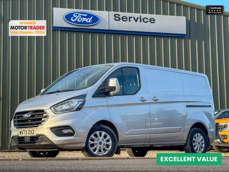 2023 Ford Transit Custom 2.0 EcoBlue 170ps Low Roof Limited Van Auto PANEL VAN DIESEL Automatic