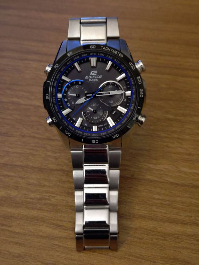 CASIO Edifice Radio Solar EQW-T650DB-1AJF, in great condition.