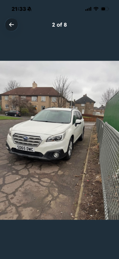 Subaru, OUTBACK, Estate, 2015, Manual, 1998 (cc), 5 doors
