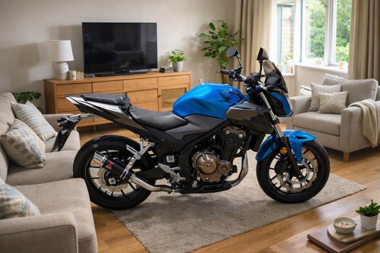 2021 Honda CB500f CB500 Motorcycle Motorbike, Ultra Low Mileage