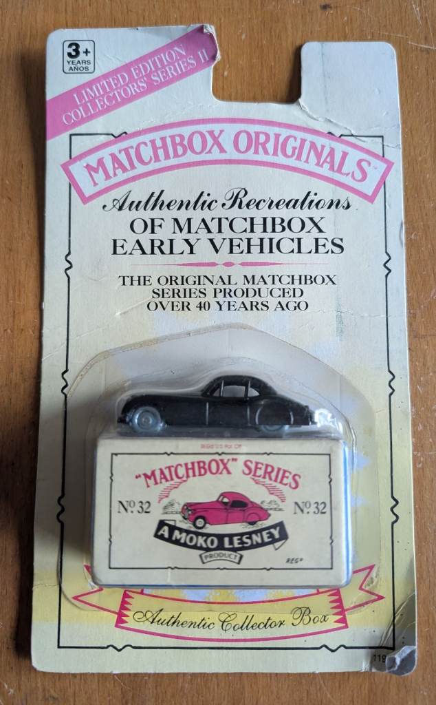 Rare Vintage Matchbox Originals : Jaguar XK140 : #32 - BNIB