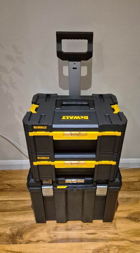 Dewalt TSTAK 3 in 1 Tool Box Set 