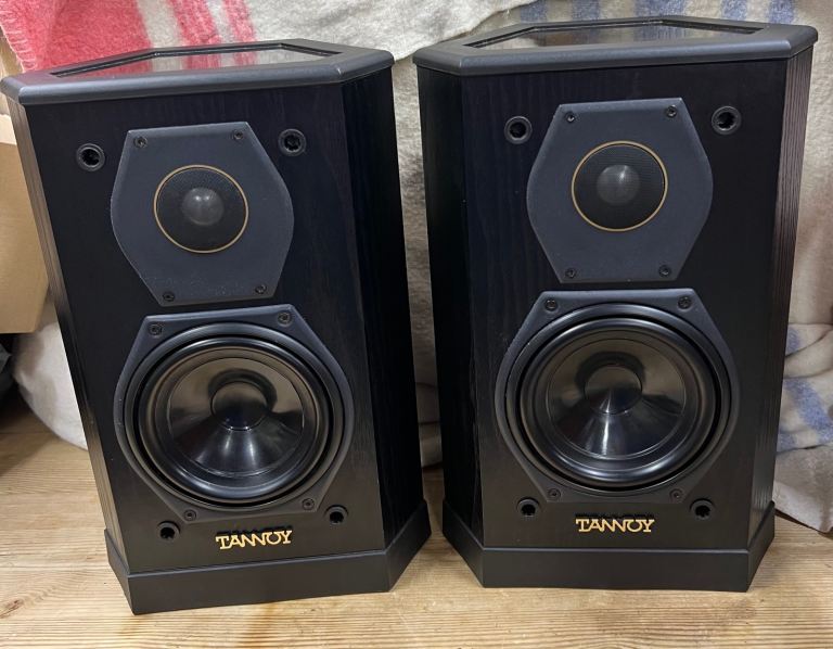 Tannoy 603 Speakers – Black, Good Condition.