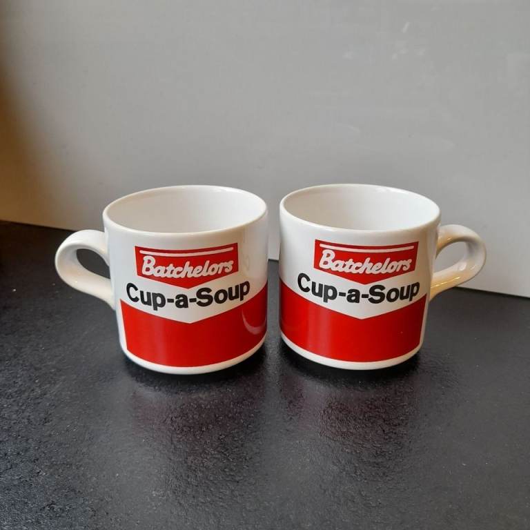  2 Vintage Batchelors Mugs