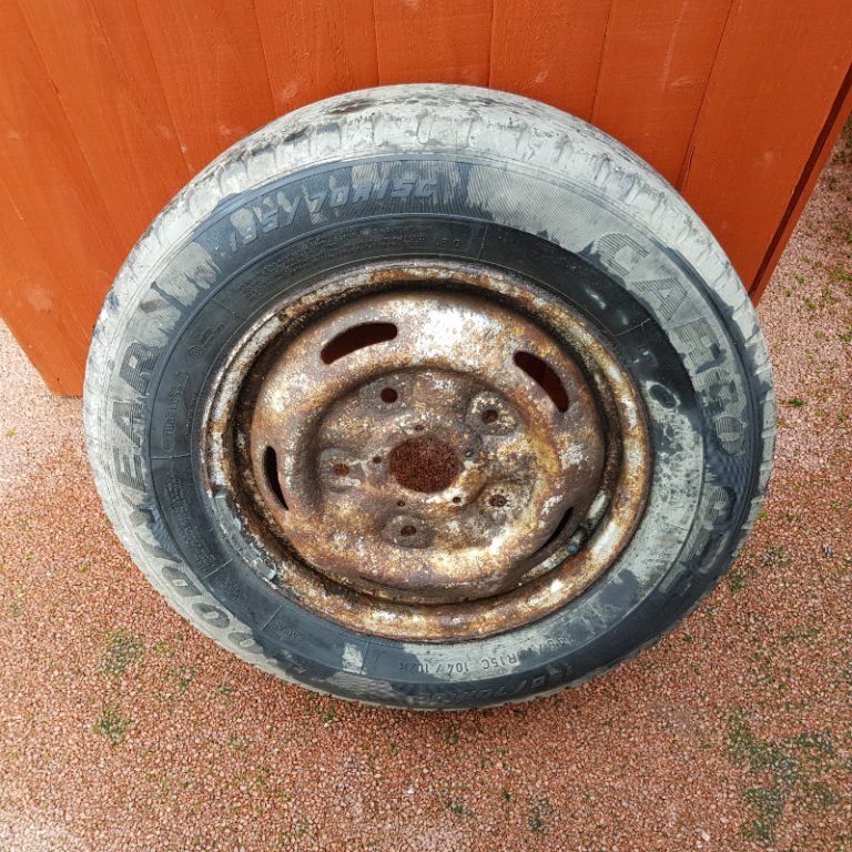 Transit mk6 wheel & tyre