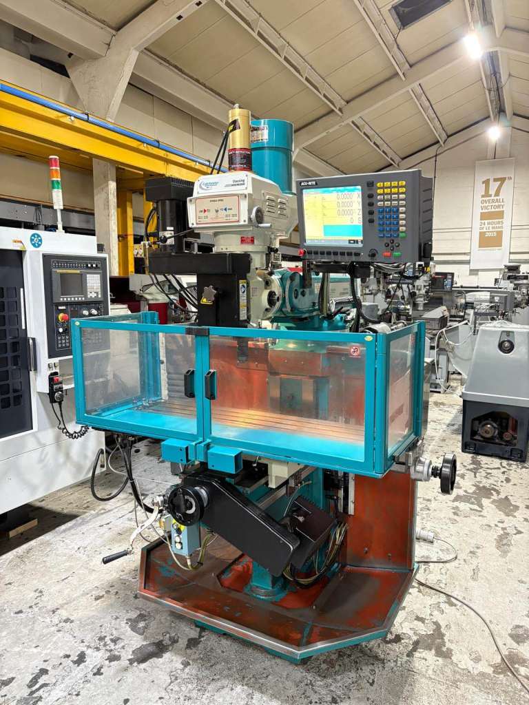 CLAUSING COLCHESTER 4VSQ MILLPWRg2 3 AXIS HEAVY DUTY MANUAL / CNC TURRET MILLING MACHINE