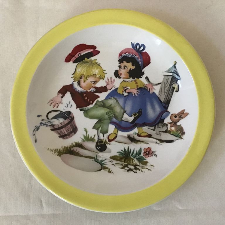 Collectable vintage NHS nursery plate for the children’s hospitals 1977