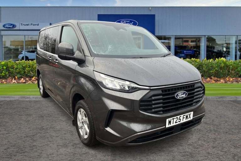 2025 Ford Transit Custom 2.0 EcoBlue 136ps H1 Double Cab Van Limited Auto PANEL VAN DIESEL Automatic
