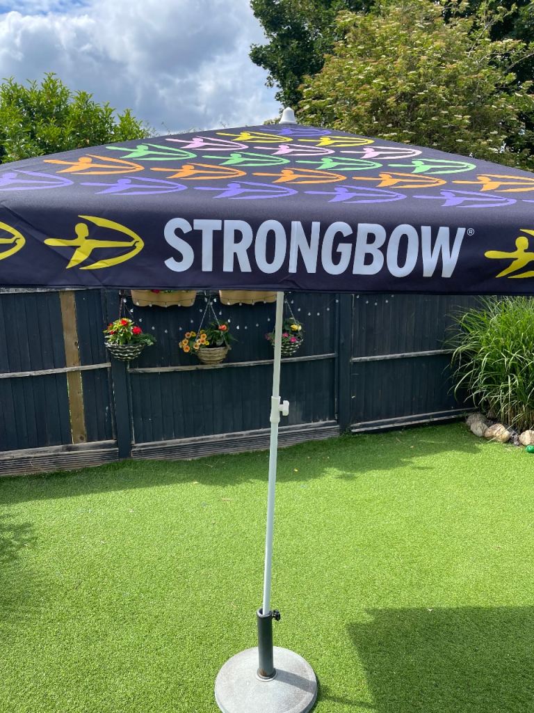 Strongbow Cider Large Pub Umbrella New.