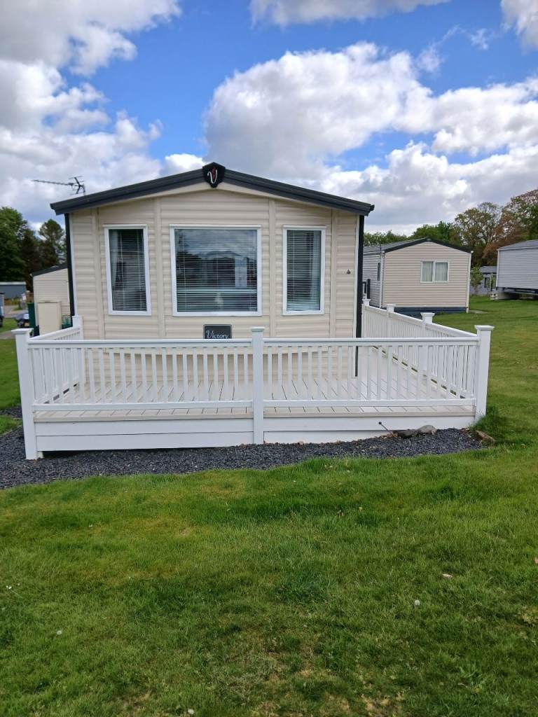 Static Victory Vision 2014 Caravan sited in Kelso Scottish Borders
