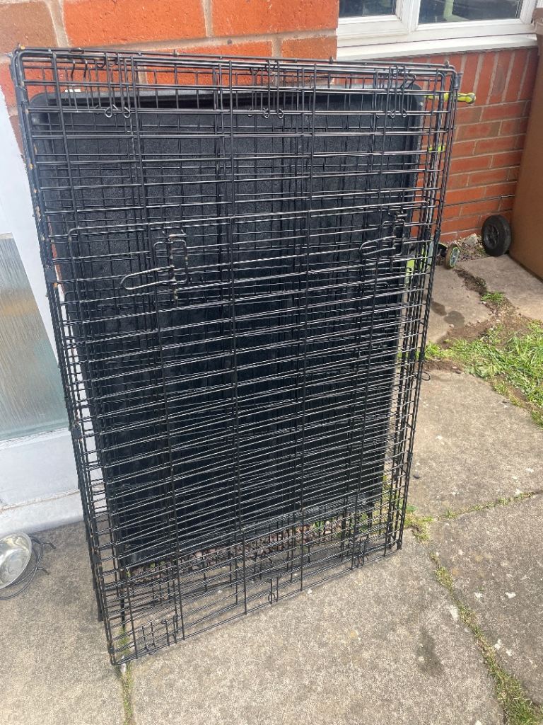 Fold down XL pet crate 