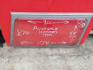 Avondale Harrier nearside window 