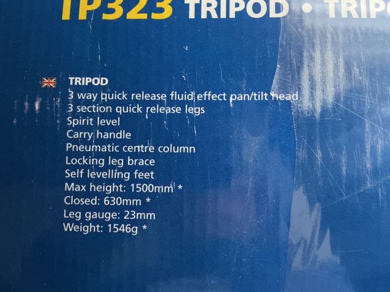 Tripod adjustable height for camera spotting scope