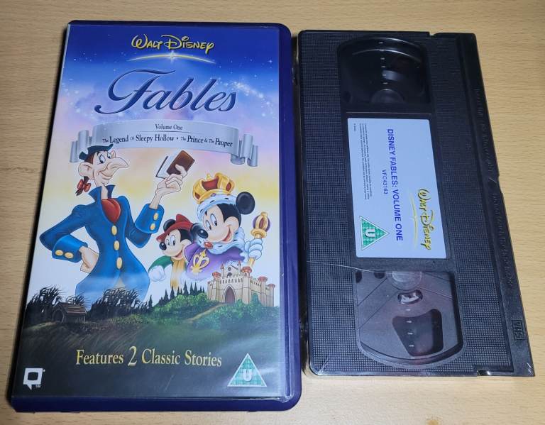 Walt Disney's Fables - Vol. 1 VHS Video NEW &  SEALED b15