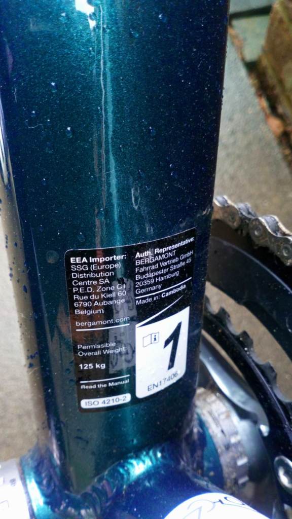 Bergamont sweep 6 mountain bike 