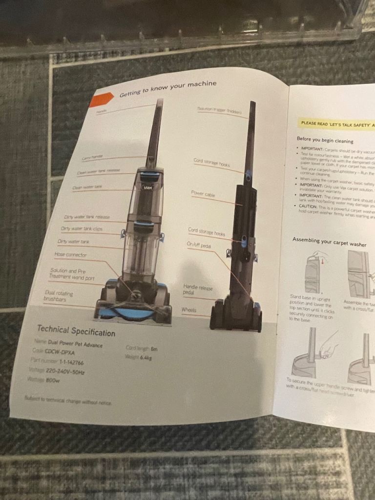 Vax Carpet & Upholstery Cleaner, £50.00 for Sale in Clifton ...