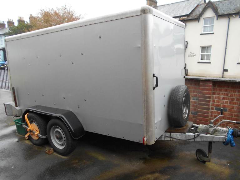 heavy duty aluminium/ steel box trailer