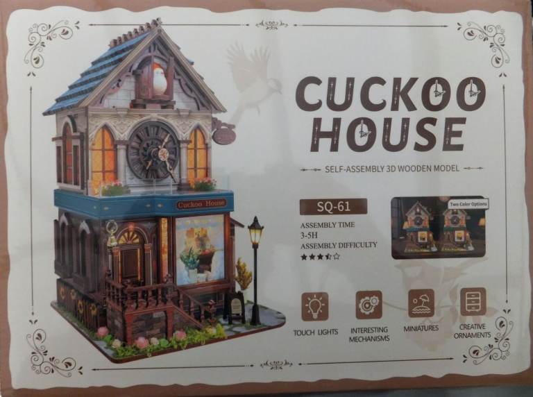 "Cuckoo House" Wooden Model Kit
