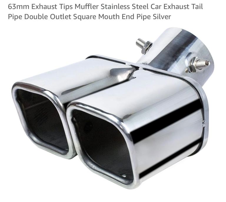 Exhaust tail pipe tip