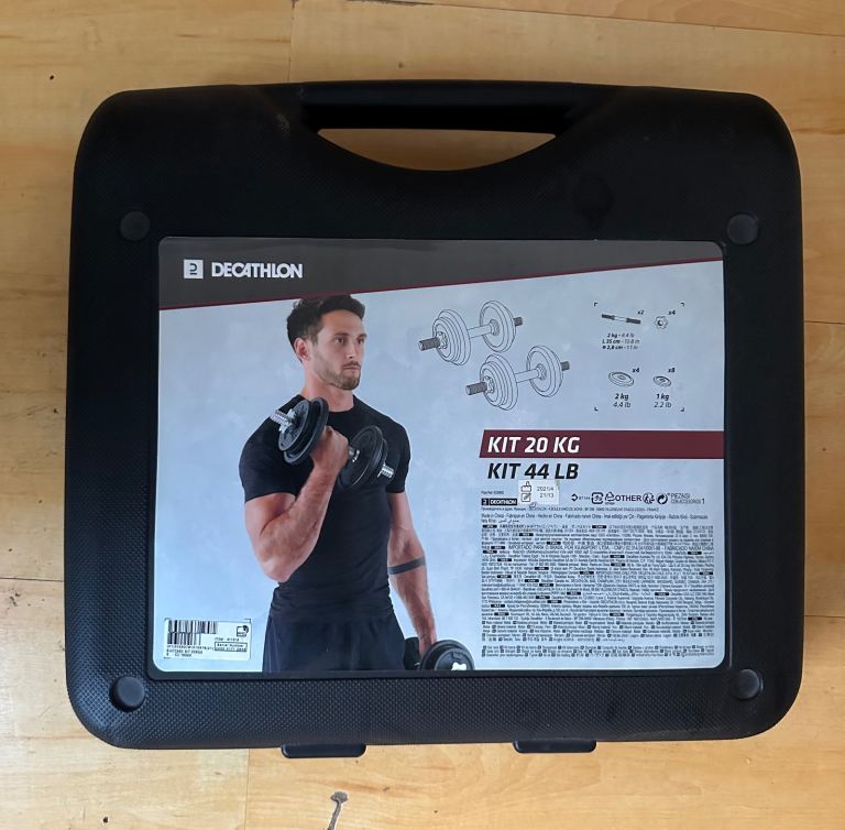 Decathlon weight plate set 