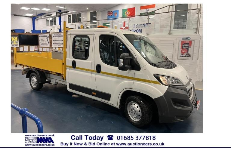 2015 Peugeot Boxer 335 L3 2.2HDI 130PS LWB 7 SEAT CREW CAB TIPPER ---------------------------- Ti...