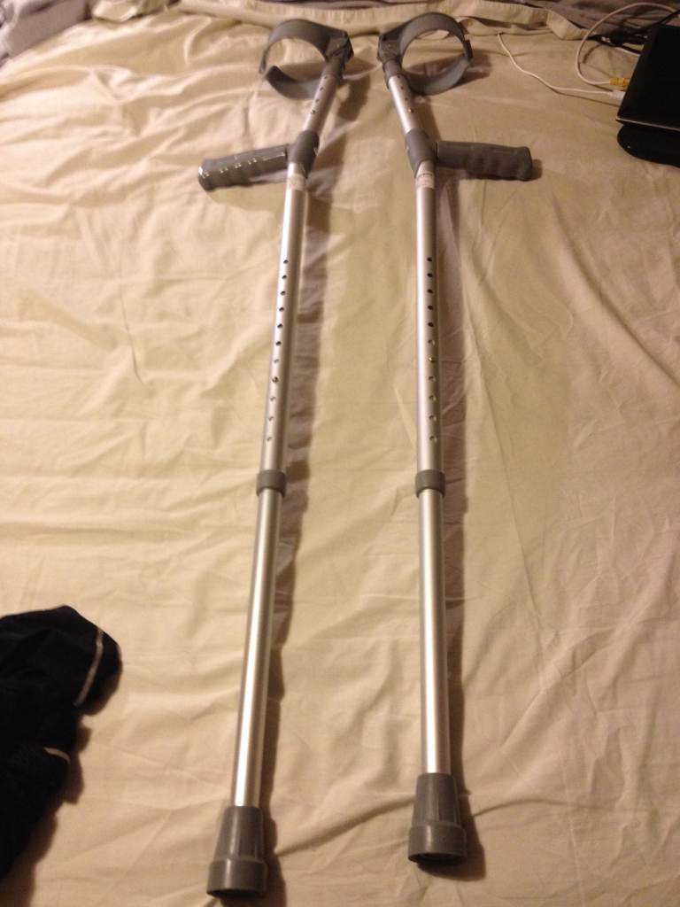 Single Crutch £10 or the Pair at £20 are available