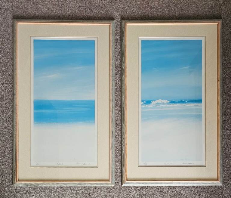 Pair of Caroline Atkinson limited edition signed prints 