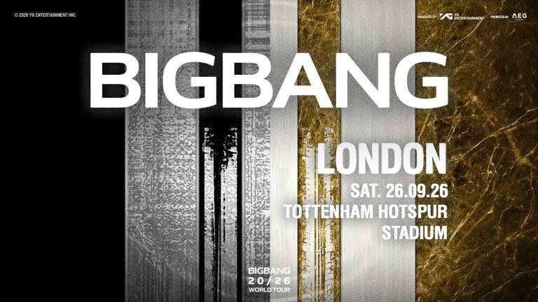 BIGBANG Concert Tickets London Tottenham Hotspur Stadium - 26th September 2026