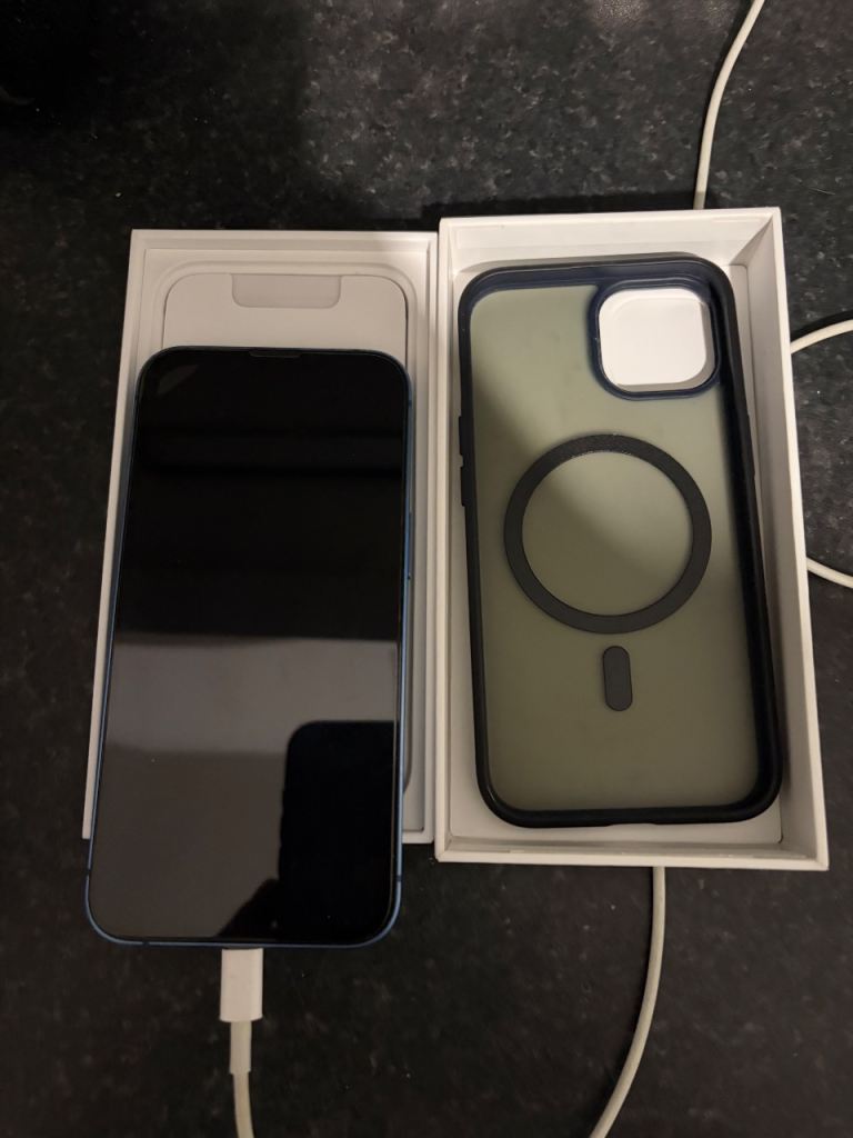 iPhone 13 blue 128gb unlocked boxed