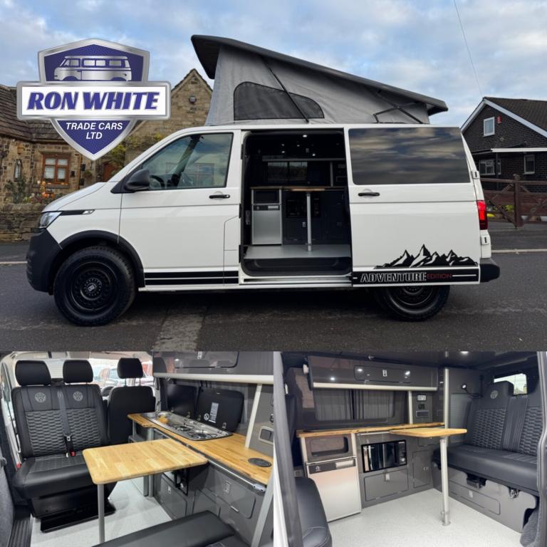 2023 Volkswagen Transporter 2023 VOLKSWAGEN TRANSPORTER 2.0 TDI SWAMPER CAMPER VAN EURO 6 Rising ...