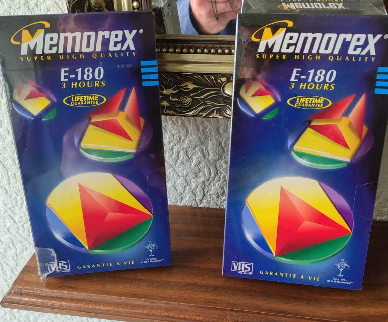 Memorex E180 VHS Tapes - New