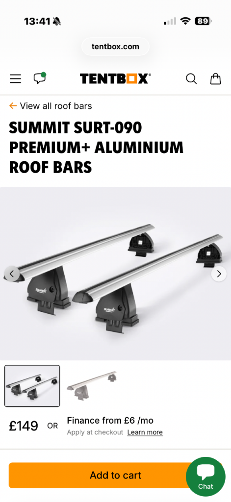 Roof bars 