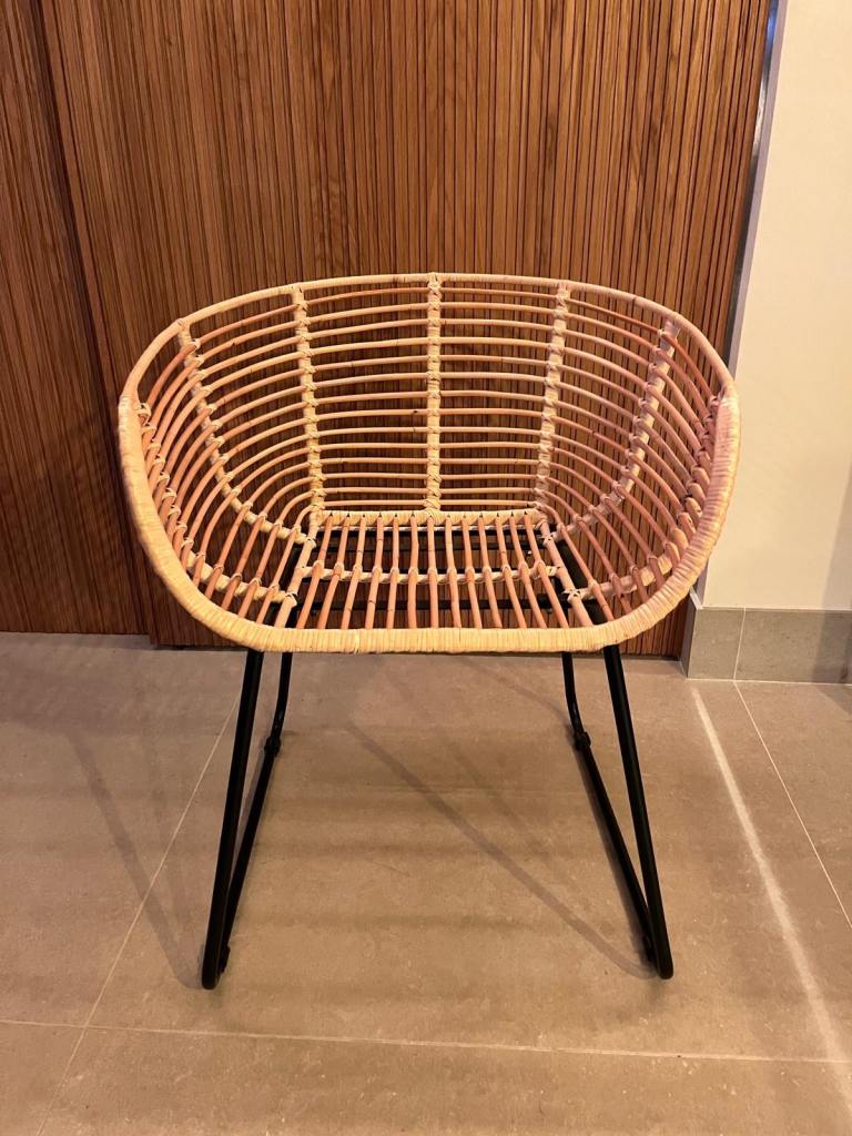 Beautiful Rattan Dining Chairs x 6 (Emil Range The Rattan Company)