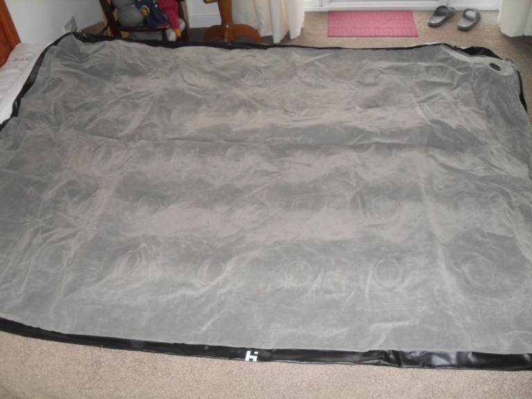 Hi-Gear Double Air Bed - Foot Pump, Raised Pillow Blow Up Inflatable Mattress