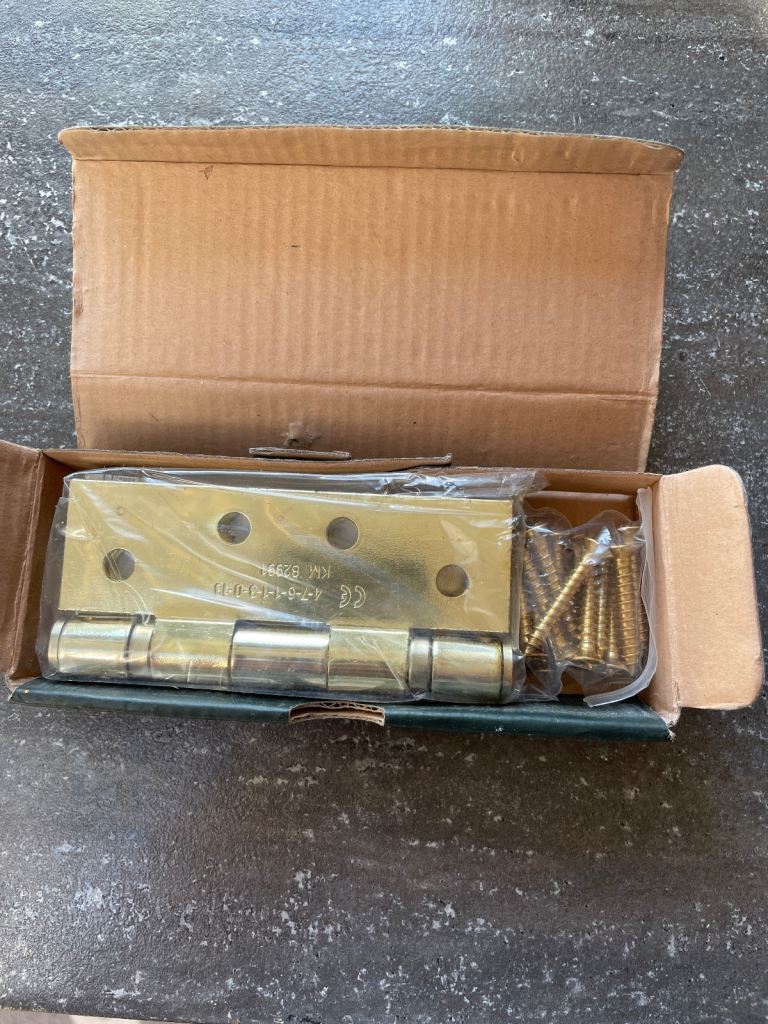 Double Bearing Brass Hinges