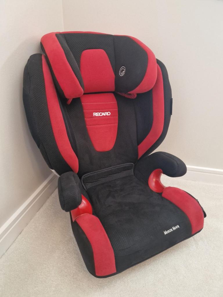 Recaro Monza Nova IS Group 1-2-3 Car Seat – Red - VGC - 9 Months to 12 Years - Group 1/2/3 - 9-36kg
