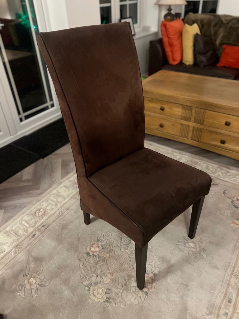 Do you need extra chairs for ChristmasI have 4 solid Suede high backed Dinning Room chairs for sale