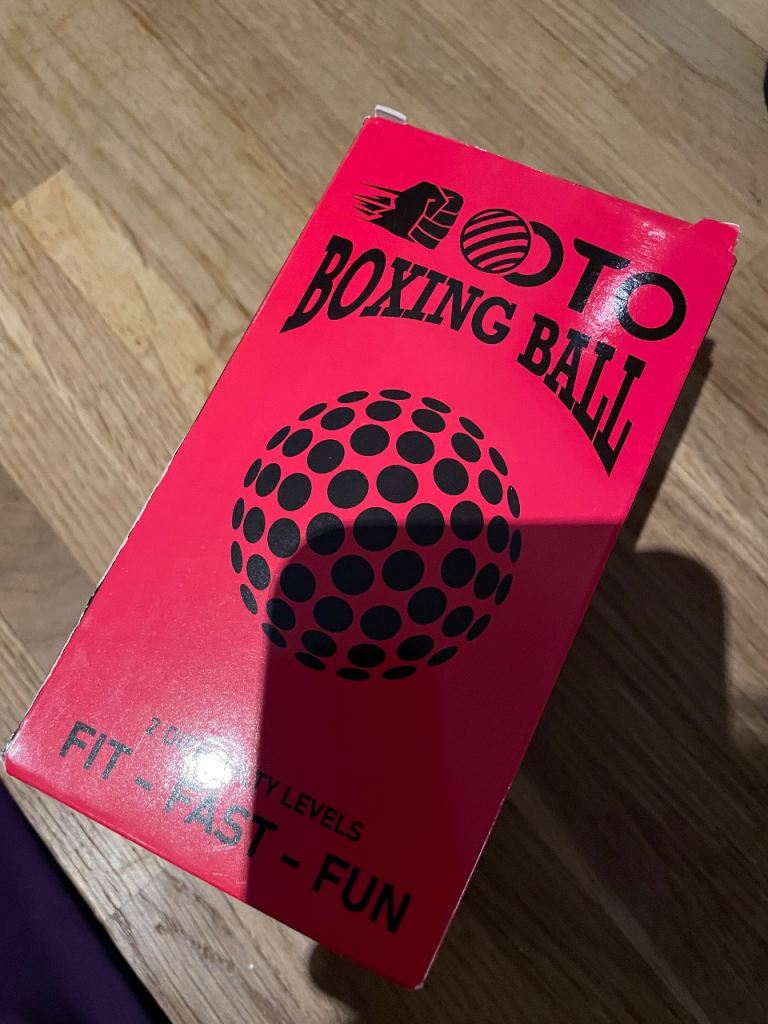 Used Boxing Ball Training Set
