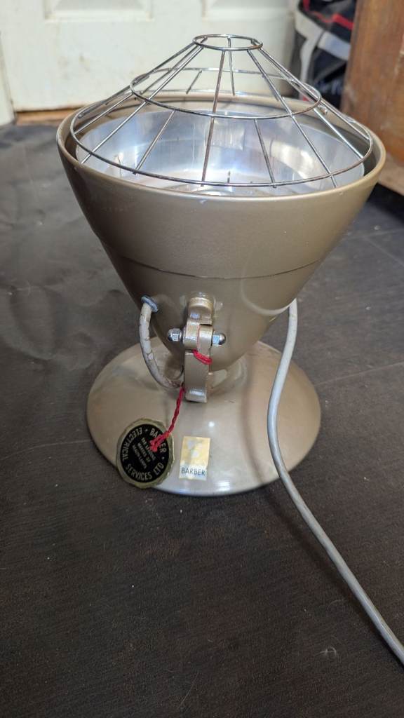 Vintage Barber Health Master Heat Lamp