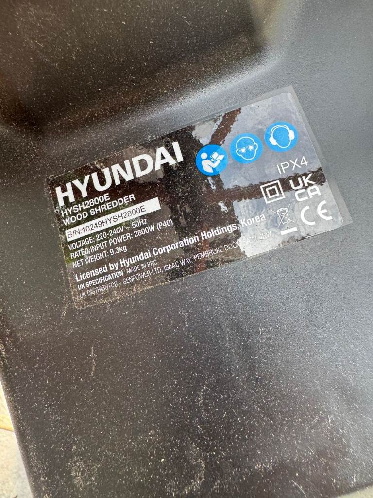 Hyundai HYSH2800E Wood Shredder
