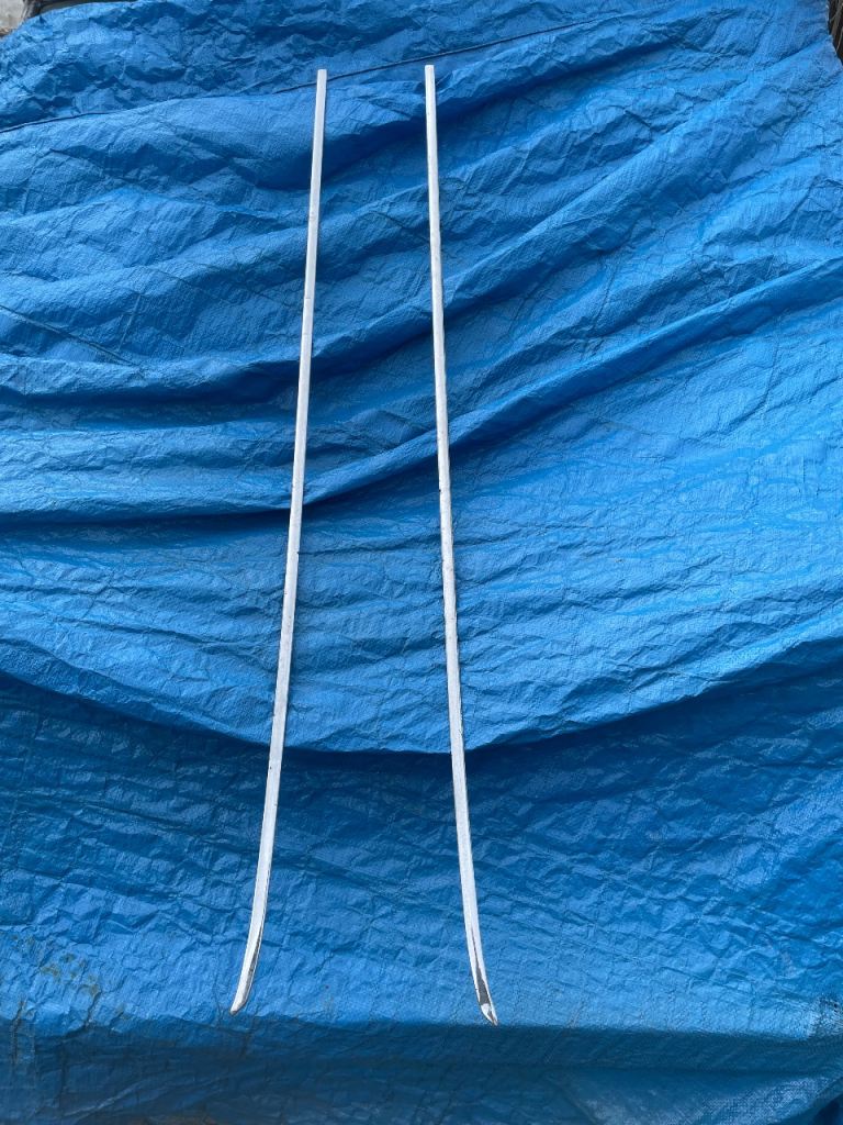 Rolls Royce Silver Shadow chrome wing strips. 