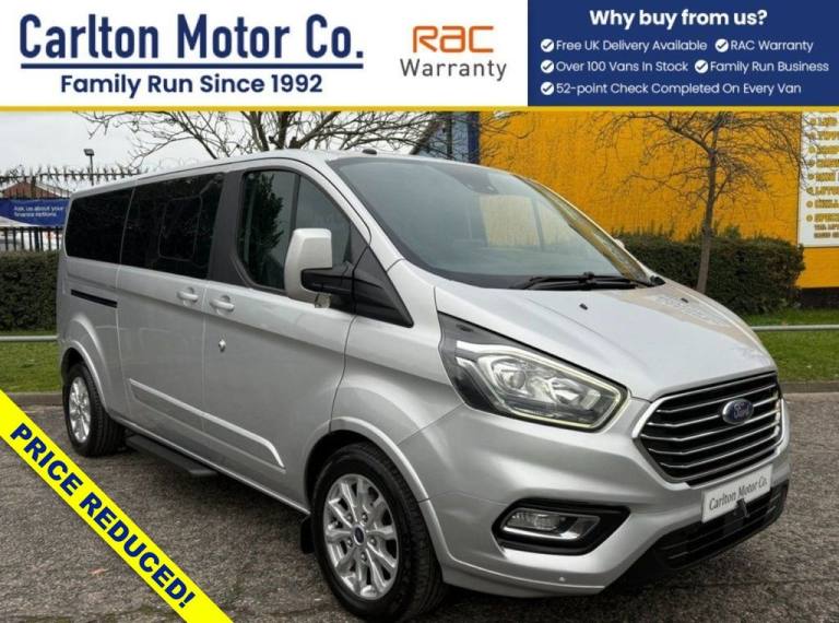 2019 Ford Tourneo Custom 2.0 310 EcoBlue Titanium Minibus 5dr L2 [ Full Leather ] Euro 6 (s/s) (1...