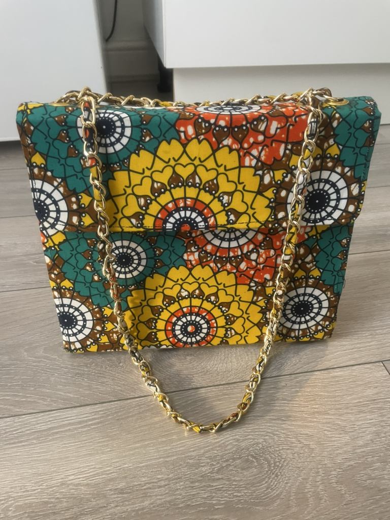 image for Fashion African print colourful bag for ladies 