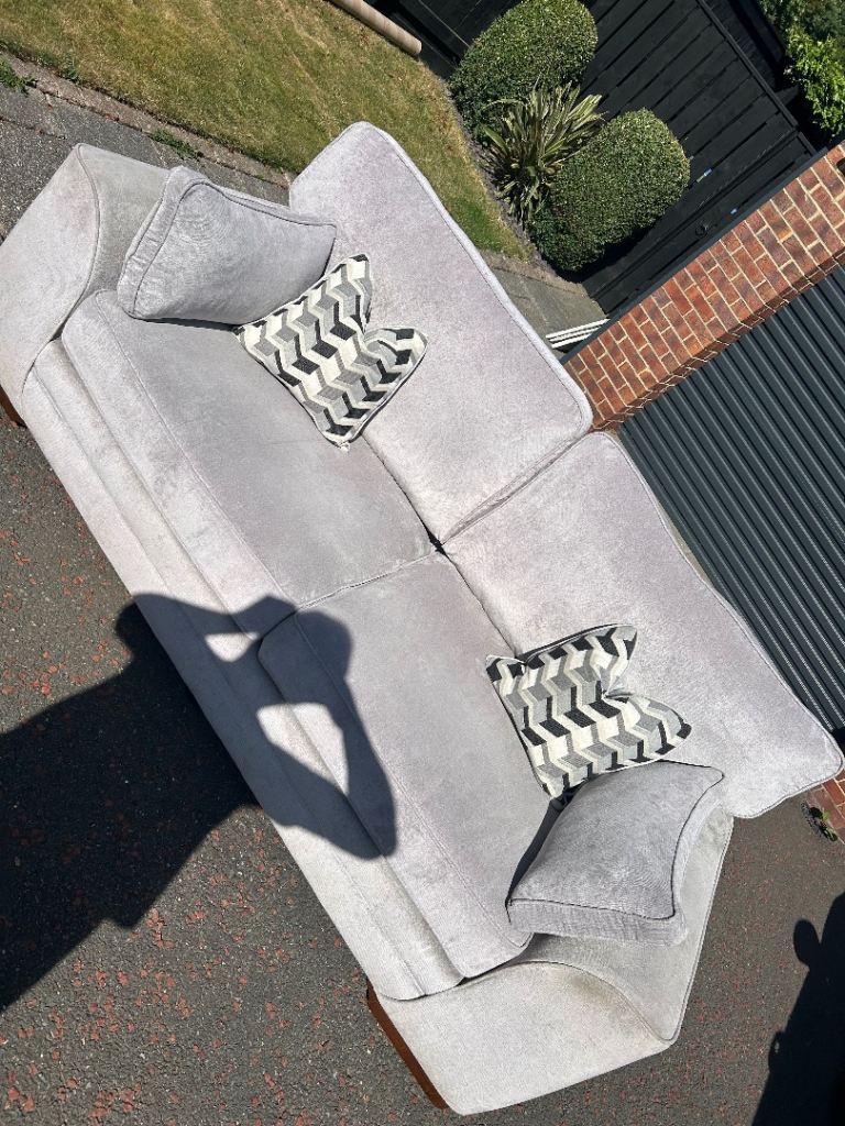 Grey 3 seater sofa 
