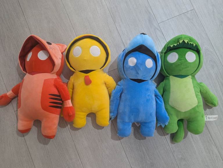 Gang Beast x4 Soft Toys